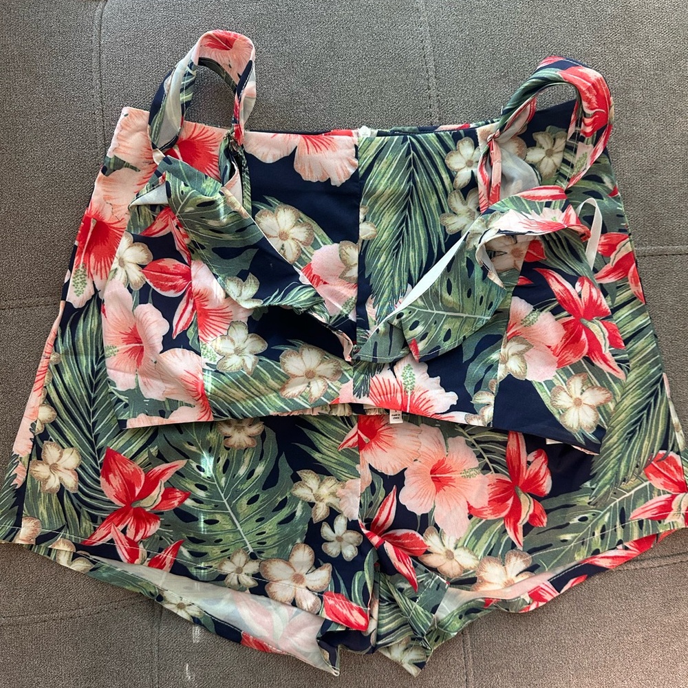by the way. Floral Print Two-Piece Set